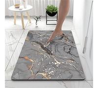 Diatomita Piedra Alfombra de Baño Antideslizante Anti Moho Secado Rápido Alfombra de Ducha Diatomita Mármol Oro Piedra Alfombra de Baño Goma Absorbente Alfombrillas de Baño