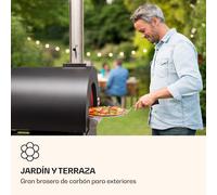 Diavolo Napoletana Horno para pizza Horno de leña Acero inoxidable