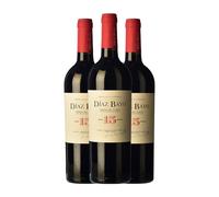 Díaz Bayo Nuestro Tempranillo Ribera del Duero Crianza 75 cl Vino tinto (Caja de 3 Botellas de 75 cl)