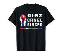 Díaz Canel Singao Viva Cuba Libre Tee Bandera Cubana Patriótica Camiseta