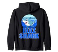 Diaz Shark Family Reunion Squad Primer Apellido Sudadera con Capucha