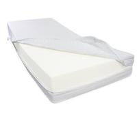 Dibapur R45H7 - Colchón de espuma fría (muy resistente, hasta 200 kg, funda de tela doble, altura total: 25 cm aprox. (120 x 200 cm)