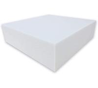 Dibapur ® White: Colchón ortopédico de espuma fría / espuma acústica - H2 - sin funda - Fabricado en Alemania (70 x 200 x 7 cm)
