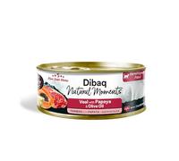 Dibaq Natural Moments 5 Star Esterlizado Ternera con Papaya, 1 ud x 70 gr