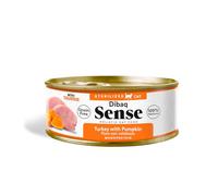 Dibaq Sense Cat Esterilizado Pavo con Calabaza, 1 ud x 70 gr