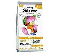 Dibaq Sense Cat Hairball: Pienso de Pavo y Pato, Especial para Gatos de Pelo Largo esterilizados. 100% Natural y sin Cereales. 1,5 kg