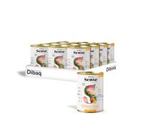 Dibaq Sense Dog Grain Free: alimento húmedo para Perros, 100% Natural sin Cereales, 380g, Pack de 12 x 380 gr (Pollo y Pato)