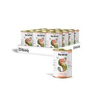 Dibaq Sense Dog Grain Free: alimento húmedo para Perros, 100% Natural sin Cereales, 380g, Pack de 12 x 380 gr (Salmón)