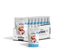 Dibaq Sense Dog, Snack para Perros, Grain Free. Sin Cereales, Pack 8 uds x 100 gr (800 gr, Pavo)