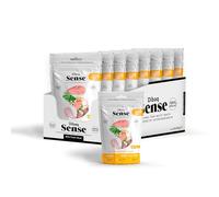 Dibaq Sense Dog, Snack para Perros, Grain Free. Sin Cereales, Pack 8 uds x 100 gr (Gastrointestinal, Pollo)