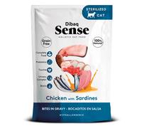 Dibaq Sense Gato Adult Bocaditos de Pollo con Sardinas en Salsa Sobres 100 gr