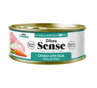 Dibaq Sense Gato Adult Grain Free Pollo con Pato Latas 12 x 70 gr