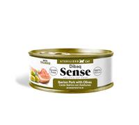Dibaq Sense Grain Free Esterilizado Cerdo Ibérico con Aceitunas, 1 ud x 70 gr