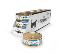 Dibaq Sense Grain Free Esterilizado Pescado Blanco con Vegetales, 12 uds x 70 gr
