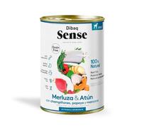 Dibaq Sense Perro Adult Grain Free Pescado Blanco y Atún Latas 380 gr