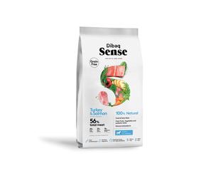 Dibaq Sense Grain Free Salmão e Peru (Cachorro) Formatar 12 Kg