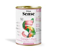 Dibaq Sense Grain Free Sensitive Conejo y Pavo, 12 uds x 380 gr