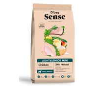 Dibaq Sense Low Grain Light&Senior Mini (Chicken) 2 Kg, Blanco, Estandar