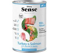 Dibaq Sense Perro Puppy Grain Free Salmón y Pavo Latas 380 gr