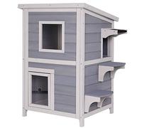 Dibea CH10815 - Caseta para Gatos, Color Gris