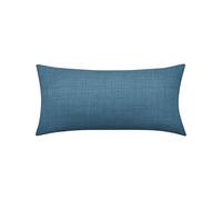 dibea Funda de Almohada de 100% algodón, 40 x 80 cm, 2 Piezas, Funda de Almohada Reversible, para Cualquier época del año, fácil de cuidar y Estable, Incluye Certificado Öko-Tex, Color Azul