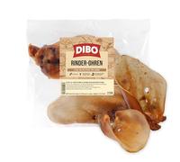 DIBO Orejas de Vacuno, 2 Unidades en Bolsa, el pequeño Bocadillo Natural o golosina para Entretiempo, Comida para Perros, artículo masticable de Calidad sin Productos químicos de DIBO