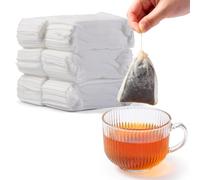Diboniur 600 Piezas Bolsas de Te Vacias de Tela No Tejida, Colador Te Desechable con Cordón, Infusor de Te para La Bodega, Café, El Mercado de las Flores, Hierbas, Épicas, Lavanda (7 x 9 cm)