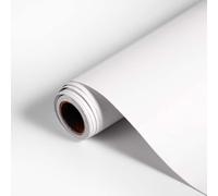 Diboniur Vinilo Adhesivo Muebles, 40x300cm Blanco Mate Papel Adhesivo Autoadhesivo para Decorativos Muebles Cocina Armario