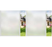 Diboniur Vinilos para Cristales 44.5 * 200cm, Vinilo Adhesivo Cristal, Vinilo Ventana Privacidad, Película De Ventana Adecuada para Oficina, Dormitorio, Baño, Cocina (Paquete de 2)