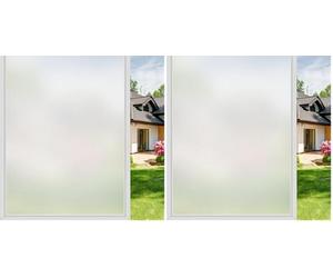 Diboniur Vinilos para Cristales 44.5 * 200cm, Vinilo Adhesivo Cristal, Vinilo Ventana Privacidad, Película De Ventana Adecuada para Oficina, Dormitorio, Baño, Cocina (Paquete de 2)