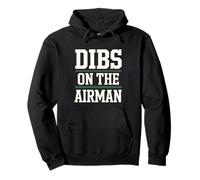 Dibs En El Aviador Esposa Novia Socio Sudadera con Capucha