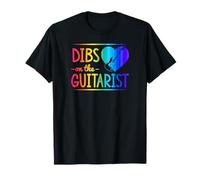 Dibs En El Guitarrista Romántico Día De San Valentín Camiseta