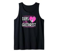 Dibs En El Guitarrista Romántico Día De San Valentín Camiseta sin Mangas