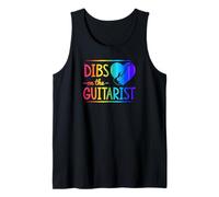 Dibs En El Guitarrista Romántico Día De San Valentín Camiseta sin Mangas