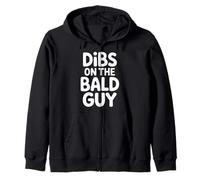 Dibs On The Bald Guy Reclamación De Relación Citas - Sudadera con Capucha