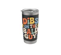 Dibs On The Bald Guy Reclamación De Relación Citas |- Vaso térmico de acero inoxidable de doble pared