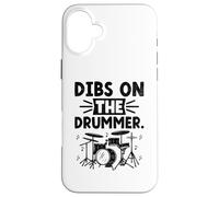 Dibs On The Drummer Tambores Tocando Tambor Tambor Tambor Carcasa para iPhone 16 Plus