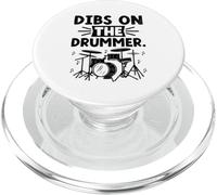 Dibs On The Drummer Tambores Tocando Tambor Tambor Tambor PopSockets PopGrip para MagSafe