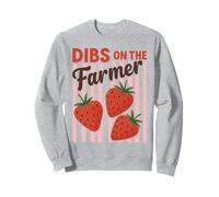 Dibs on the Farmer Fresa Cute Farm Market Estética Sudadera
