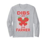 Dibs On The Farmer Funny Strawberry Women Manga Larga