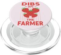 Dibs On The Farmer Funny Strawberry Women PopSockets PopGrip para MagSafe