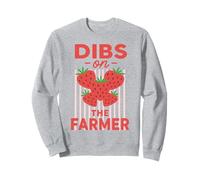 Dibs On The Farmer Funny Strawberry Women Sudadera