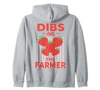 Dibs On The Farmer Funny Strawberry Women Sudadera con Capucha