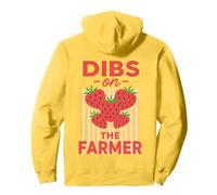 Dibs On The Farmer Funny Strawberry Women Sudadera con Capucha