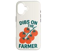 Dibs on the Farmer Tomate Farm Garden Lovers Carcasa para iPhone 16