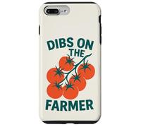 Dibs on the Farmer Tomate Farm Garden Lovers Carcasa para iPhone 7 Plus/8 Plus