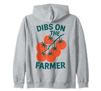 Dibs on the Farmer Tomate Farm Garden Lovers Sudadera con Capucha