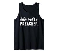 Dibs On The Preacher Funny Preacher's Wife Camiseta sin Mangas