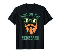 Dibs On The Redbeard Ginger Beard Día De San Patricio Camiseta