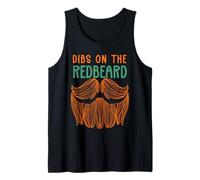 Dibs On The Redbeard Ginger Beard Día De San Patricio Camiseta sin Mangas
